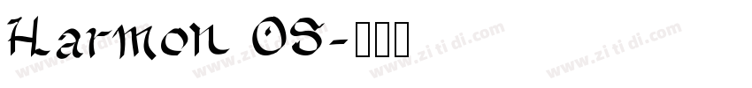 Harmon OS字体转换